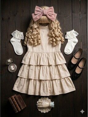 En Saison Viggo Tiered Dress S Ruffle Halloween Costume Porcelain Doll Fairy Sm